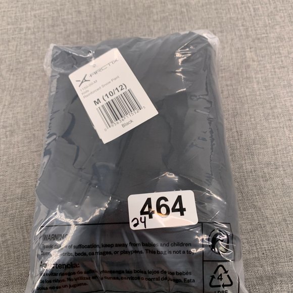 Brand New!! Kids Arctix Insulated Black Snow‎ Pants M (10/12) Wind Resistant - Picture 16 of 16